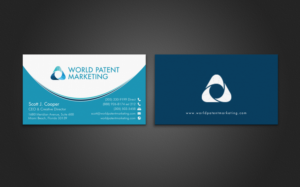 Business Card Design by chandrayaan.creative for Desa Industries, Inc. D/B/A World Patent Marketing | Design: #6802117