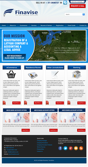 financial company web page | Web-Design von Expert Designer