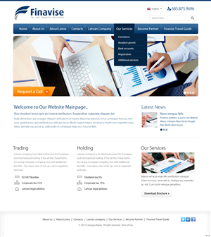 Web Design by pb for this project | Design: #1771759