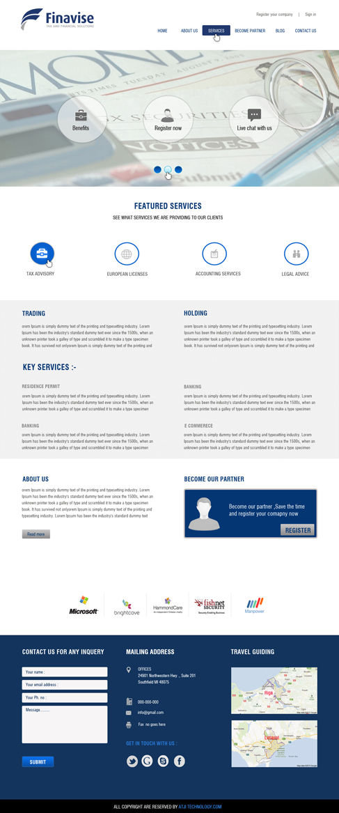 Web Design by Harpreet Singh for this project | Design #1822553