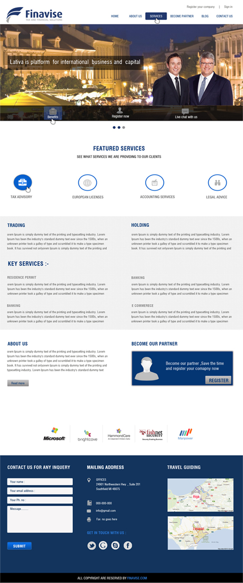 Web Design by Harpreet Singh for this project | Design #1822555