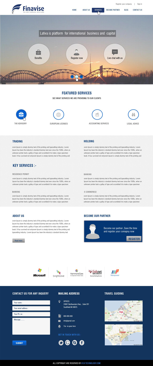 Web Design by Harpreet Singh for this project | Design #1822556