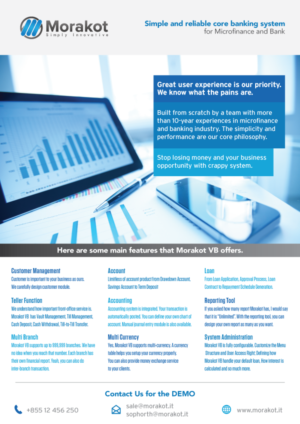 Flyer Design by Zixi for Morakot Technology | Design: #6814443