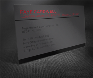 International Wine events organiser seeks simple but stunning business card | Business Card Design by MT