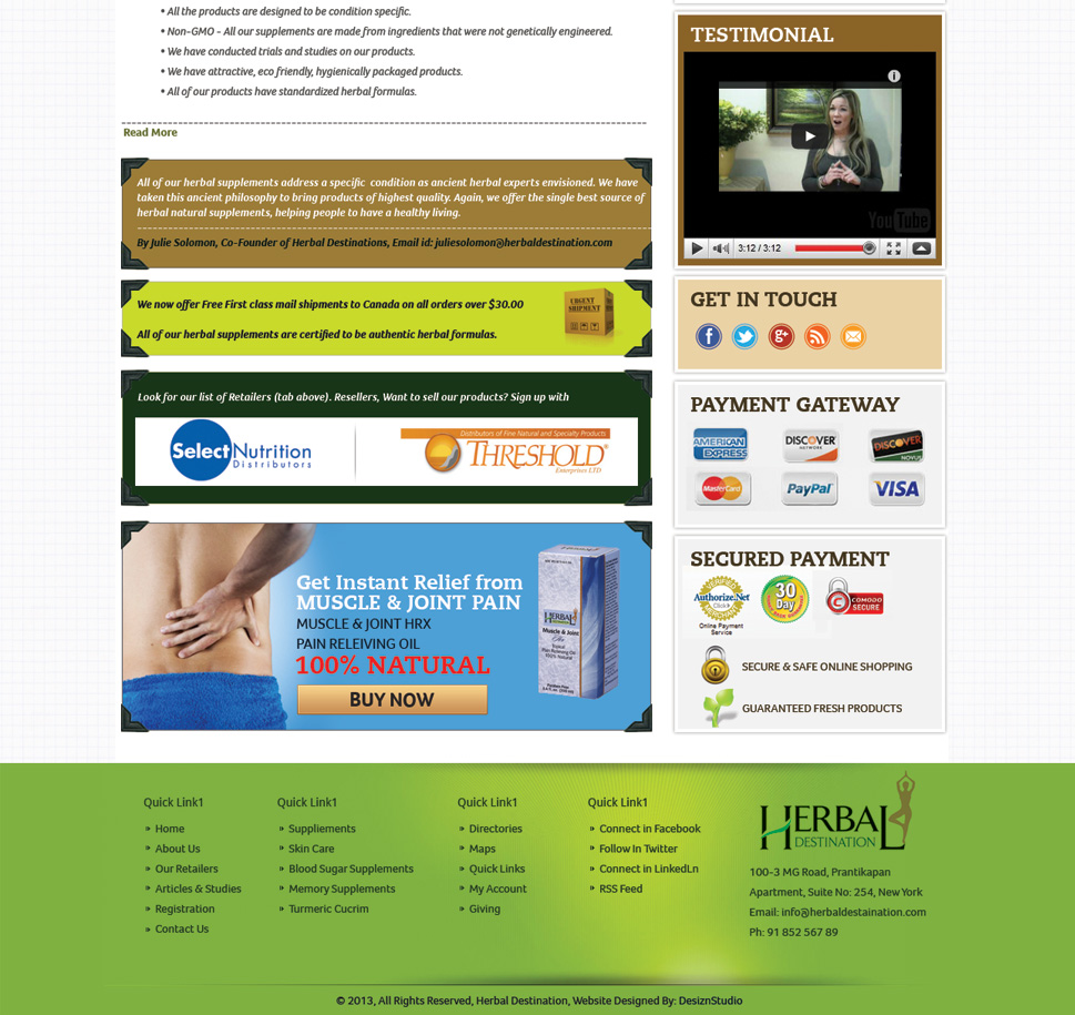Web Design by Expert Designer for this project | Design #1839650