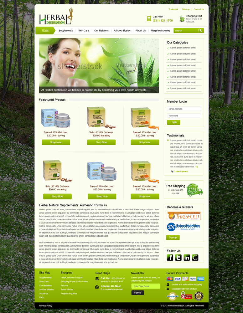 Web Design by ATOM IT SERVICES for this project | Design #1792539