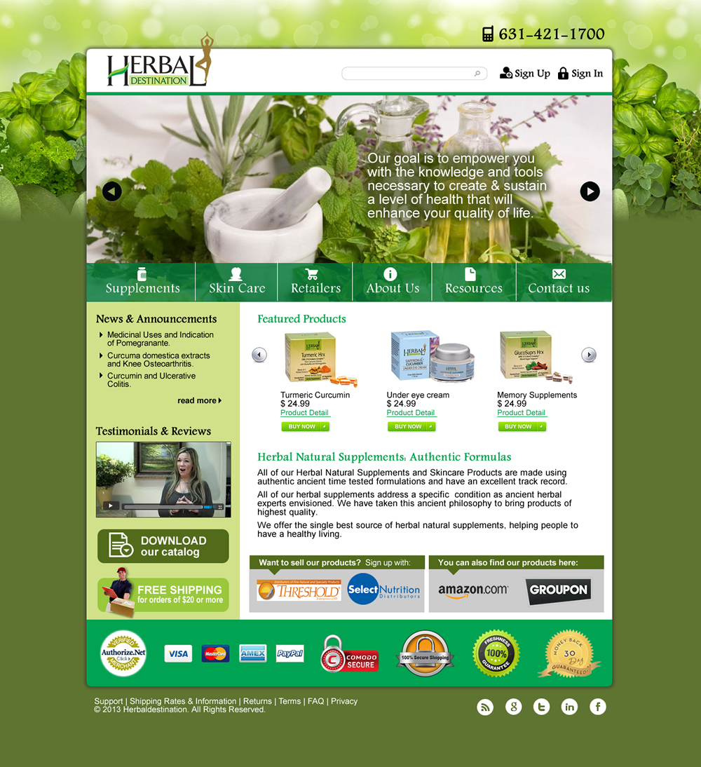 Web Design by hammer for this project | Design #2122046