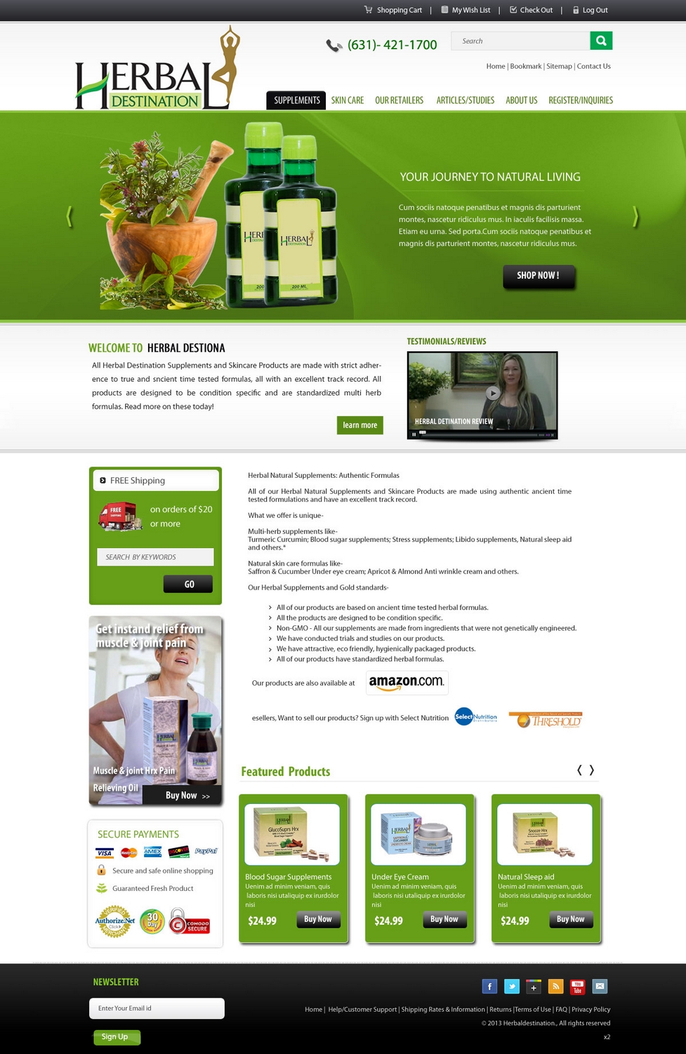 Web Design by pb for this project | Design #1766258
