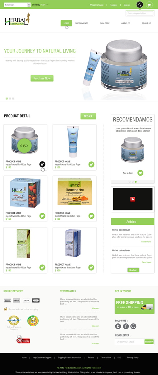 Web Design by Harpreet Singh for this project | Design #1764308