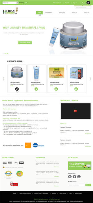 Web Design by Harpreet Singh for this project | Design: #1764967