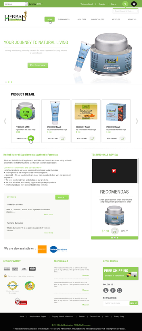Web-Design von Harpreet Singh für dieses Projekt | Design #1766210