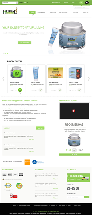 Web Design by Harpreet Singh for this project | Design: #1766210