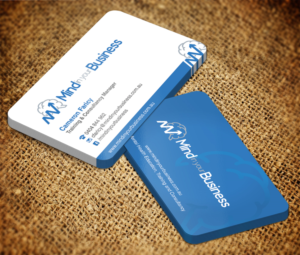 Visitenkarten-Design von Sarmishtha Chattopadhyay_loginchange für Mind in your business | Design: #6875468