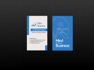 Business Card Design by Creations Box 2015 for Mind in your business | Design: #6814376