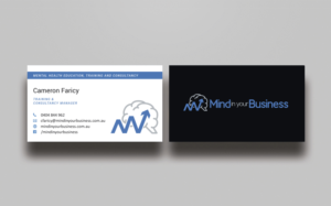 Business Card Design by MtBosh for Mind in your business | Design: #6834520