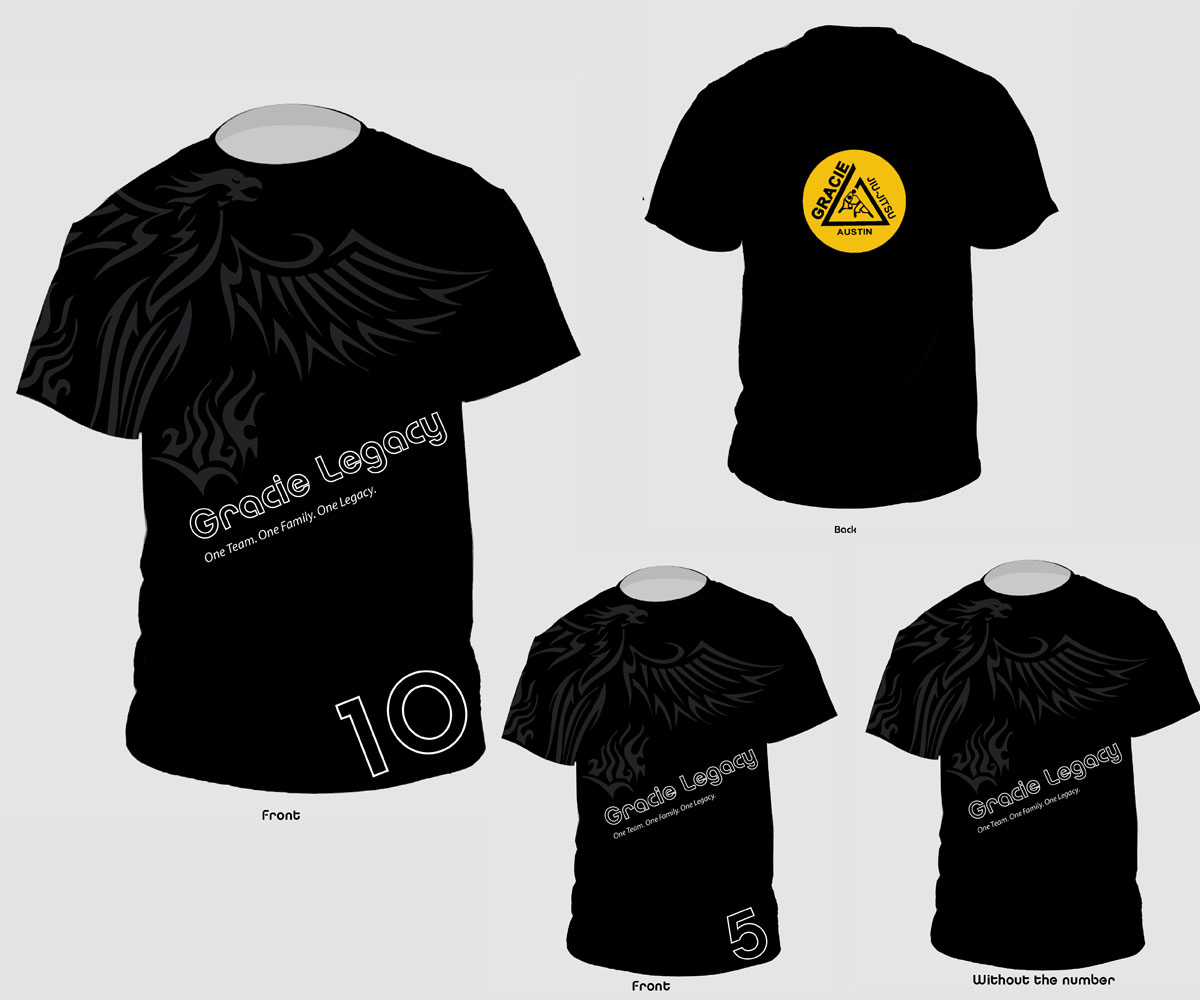 T-shirt Design by NadiaC for Gracie Legacy | Design #1780014