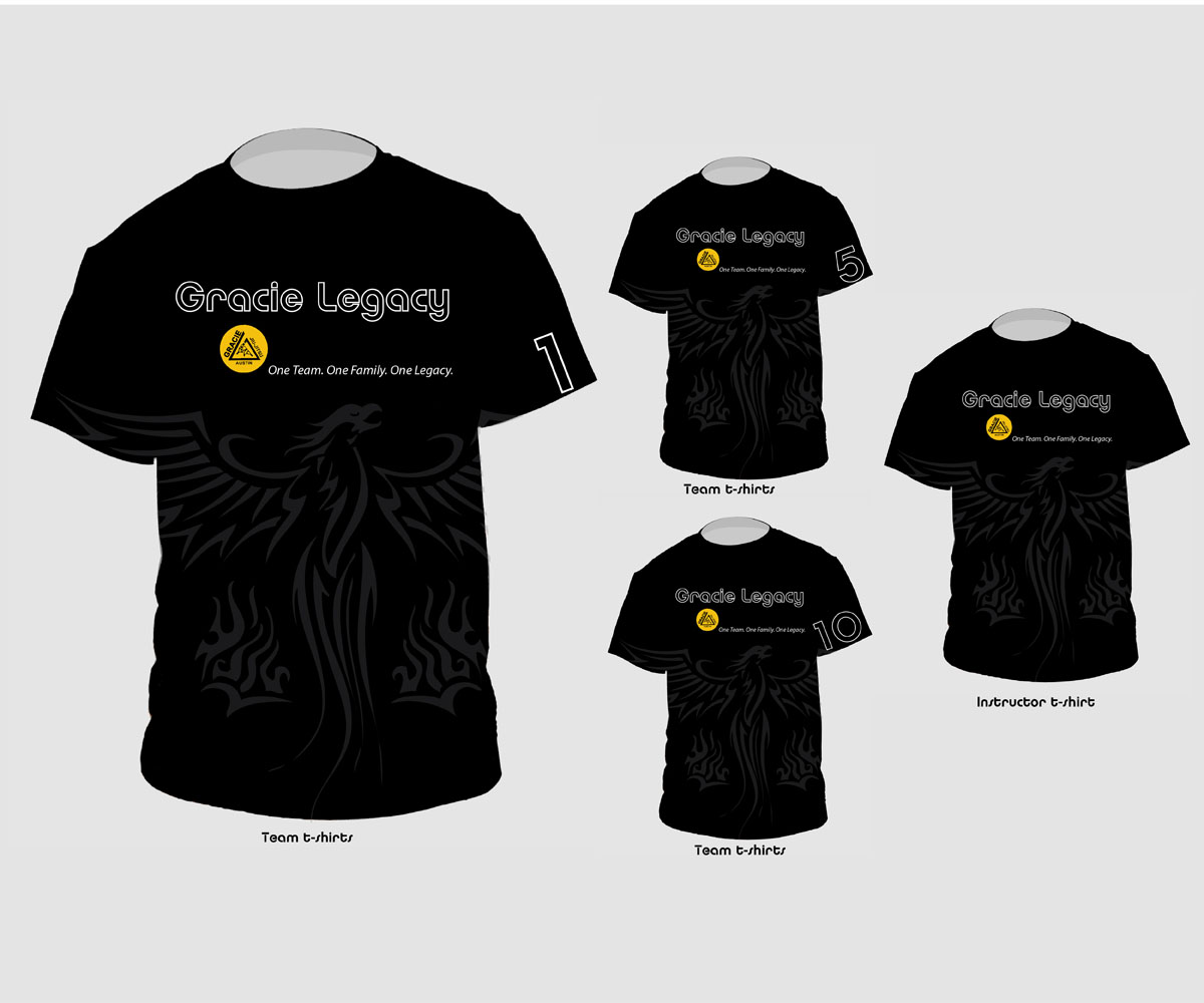 T-shirt Design by NadiaC for Gracie Legacy | Design #1780034