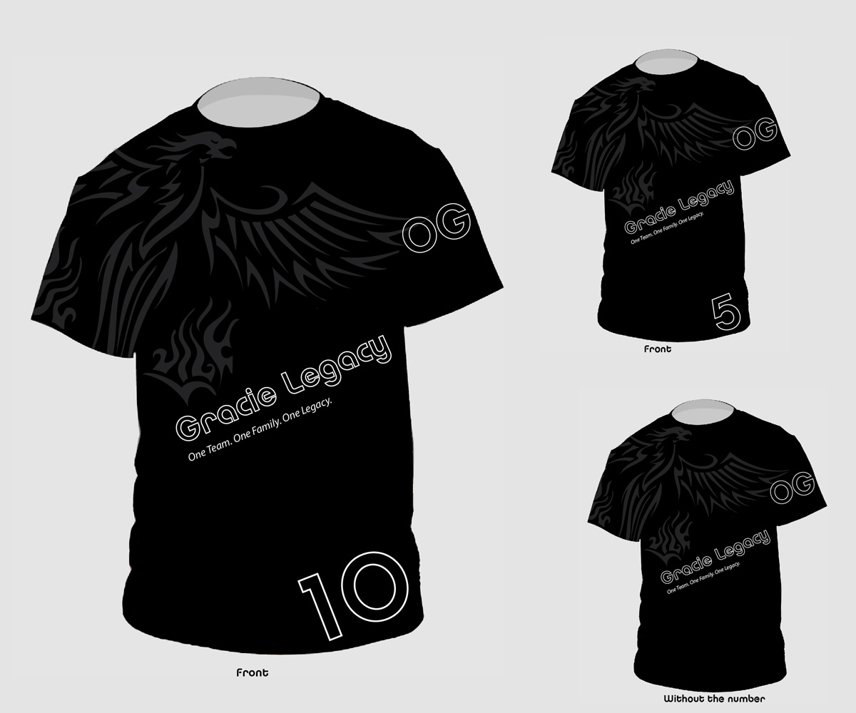 T-shirt Design by NadiaC for Gracie Legacy | Design #1829082
