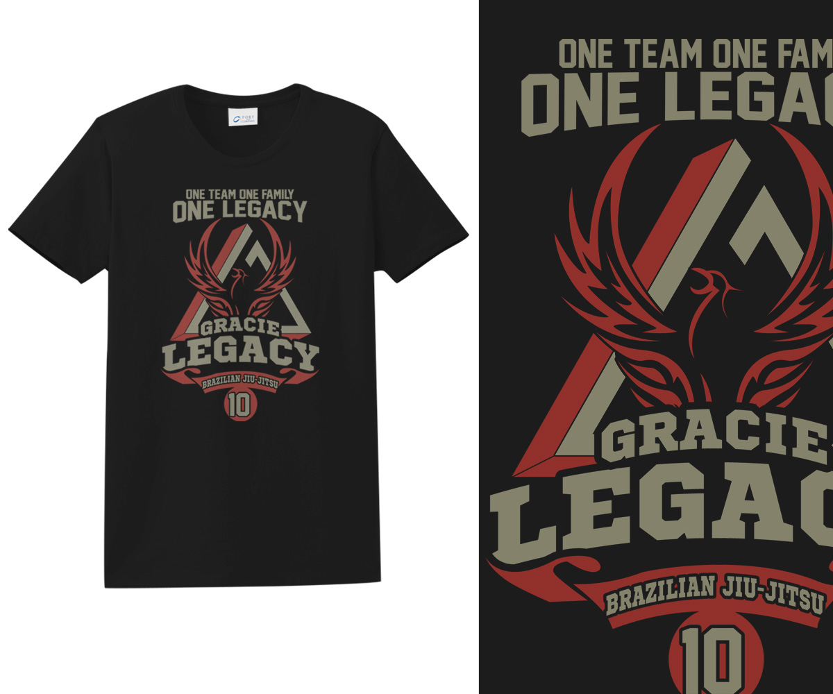 T-shirt Design by Rafli for Gracie Legacy | Design #1844472