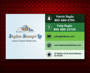 Diseño de Tarjeta de Presentación por Akaram Advertising para Skyline Santa Barbara | Diseño: #6844399