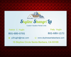 Diseño de Tarjeta de Presentación por Akaram Advertising para Skyline Santa Barbara | Diseño: #6863412