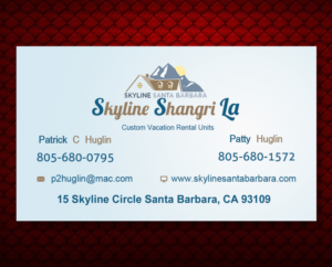 Diseño de Tarjeta de Presentación por Akaram Advertising para Skyline Santa Barbara | Diseño: #6885117