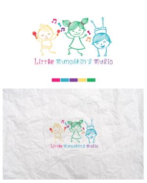 Little Munchkin's Music | Logo Design by DominicDesign