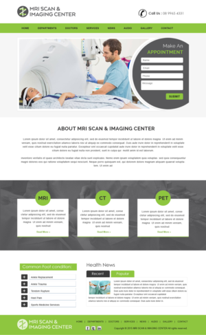 Web-Design von webxvision für MRI Scan Center | Design #6896440
