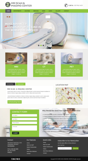 Diseño Web por webxvision para MRI Scan Center | Diseño: #6941040