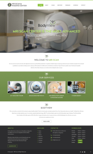 Diseño Web por pb para MRI Scan Center | Diseño: #6812126
