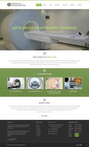 Diseño Web por pb para MRI Scan Center | Diseño: #6812129