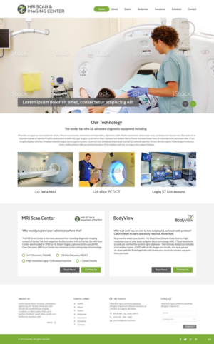Diseño Web por pb para MRI Scan Center | Diseño: #6812161