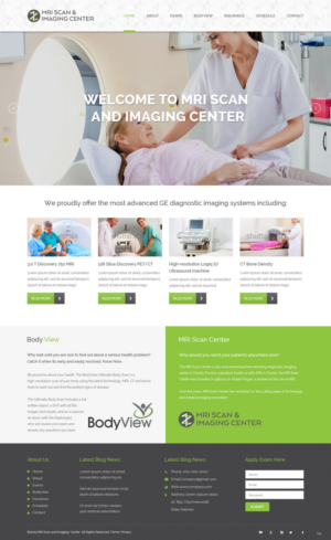 Diseño Web por pb para MRI Scan Center | Diseño: #6812162