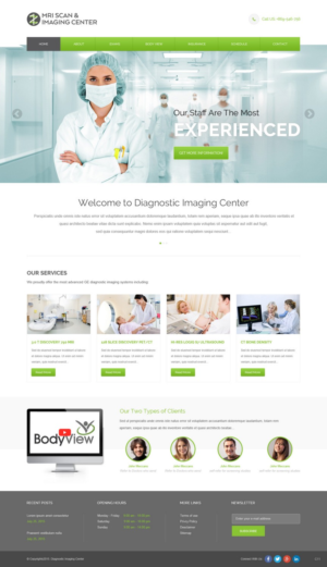 Web Design by pb for MRI Scan Center | Design: #6812192