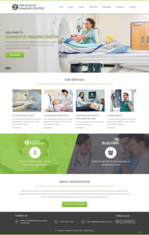 Web Design by pb for MRI Scan Center | Design: #6812193