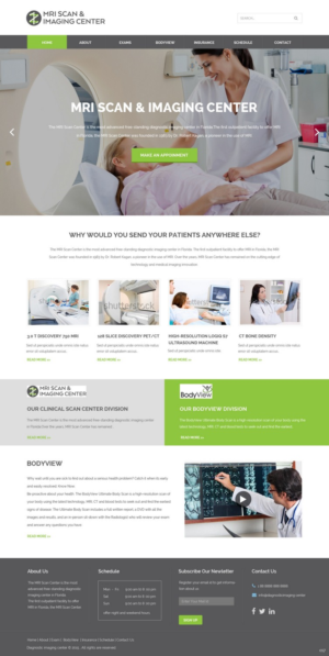 Web Design by pb for MRI Scan Center | Design: #6812197