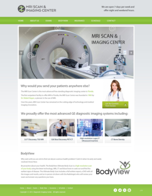 Web Design by pb for MRI Scan Center | Design: #6812205