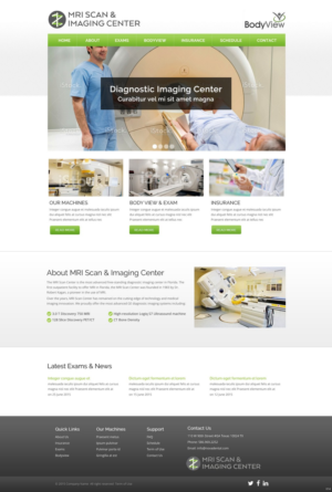 Web Design by pb for MRI Scan Center | Design: #6812206