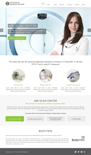 Web Design by pb for MRI Scan Center | Design: #6812208