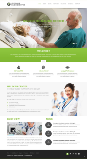 Web Design by pb for MRI Scan Center | Design: #6820241