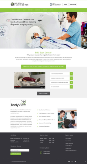 Web Design by pb for MRI Scan Center | Design: #6820246