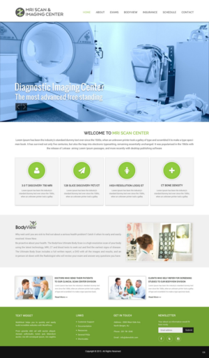 Web Design by pb for MRI Scan Center | Design: #6820252