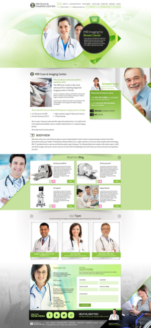 Web-Design von Black Stallions Impressive Solutions für MRI Scan Center | Design #6841946