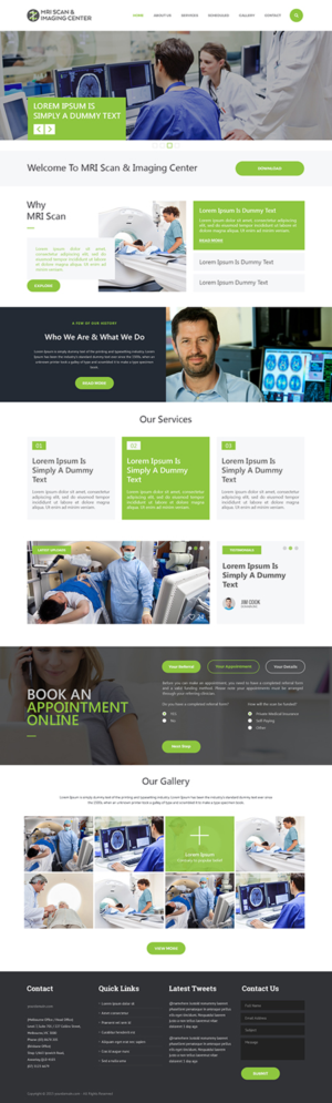 Diseño Web por iLibart para MRI Scan Center | Diseño: #6819989