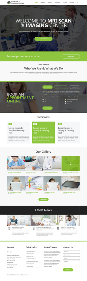 Web-Design von iLibart für MRI Scan Center | Design #6819990
