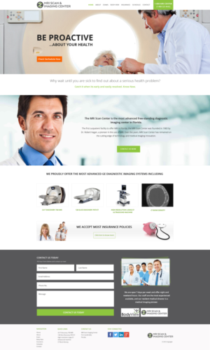 Web-Design von Himanshi10 für MRI Scan Center | Design #6811327