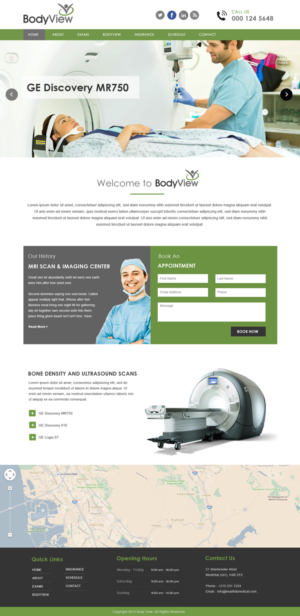 Diseño Web por Creative X Designs para MRI Scan Center | Diseño: #6905676