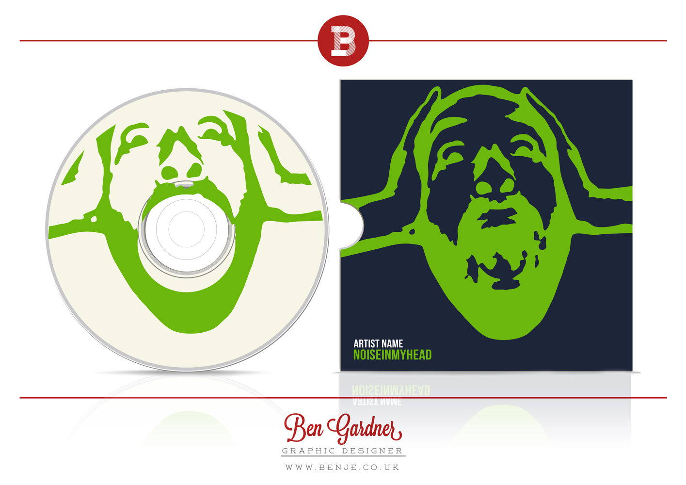 CD Cover Design by Ben for this project | Design #1810042