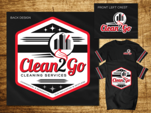 Clean2Go Commercial Cleaning company | Diseño de Camiseta por CoffeeBreak88