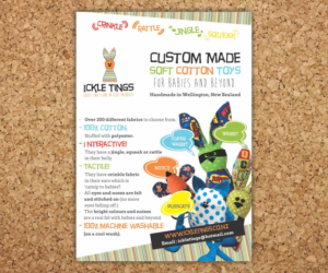 Flyer-Design von Cut and Glue für ickle tings | Design: #6850060